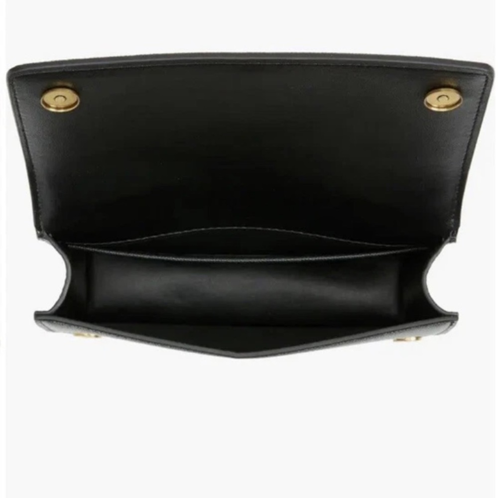 Kurt Geiger Small Black Leather Shoreditch Chain Convertible Crossbody Bag - Picture 7 of 7